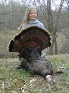 Freshman Frannie Bottorff hunts deer and turkey but she has only gotten a turkey this season. Photo provided by; Frannie Bottorff