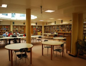 Students can take advantage of the quite roomy area to work on other assignments or read a book.  Photo By: Elizabeth Gallardo 