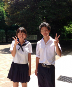 These are our school uniforms. Photo by: Mai Takeuchi