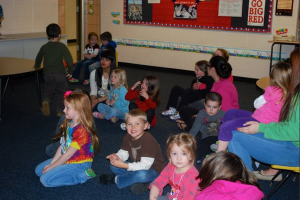 Kindergarden for these kids seem fun and entertaining, like it was to many students when they were in elementary school. Photo by: Tailer Smerekanich