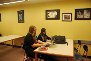 Chelsea and Bailey struggle to get their homework done before the end of the six weeks.