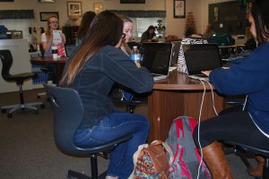 Students at PHS doing there work in class. Photo by: Elia Figueroa 