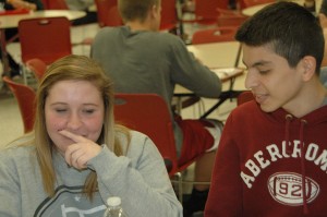 The students at PHS congregate together at lunch with other people who accept them. 