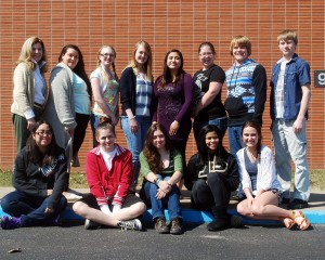 The last Journalism class of the trimester and the 14-15 school year. Photo by: Kassie Dickey