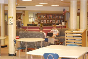 Students at PHS can go to the library to focus on their stressful homework in a quiet environment. 