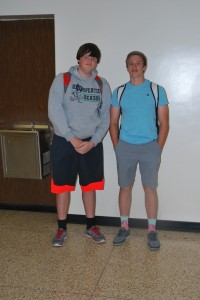 There are  students at PHS who have different styles including these boys. Photo by: Meghan Caine