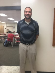 Mr. Grindle as  a new teacher at PHS